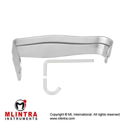 Parker-Mott Retractor Set of Fig. 1 and Fig. 2 Stainless Steel, 16 cm - 6 1/4" Blade Size Fig. 1 / Blade Size Fig. 2 21 x 24 mm - 68 x 24 mm / 25 x 24 mm - 72 x 24 mm